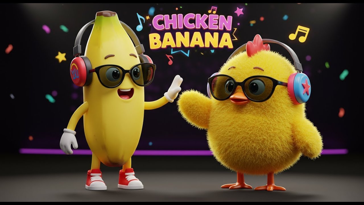 Chicken Banana Dance Song for Kids! Fun Kids Songs - YouTube