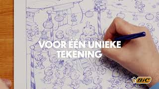 Een Smurftastische Bic® -collab om de 70ste verjaardag van de BIC® M10-pen te vieren!