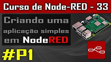 Criando aplicação simples em Node-RED #P1 [Node-Red] - Curso de Node - Aula 33