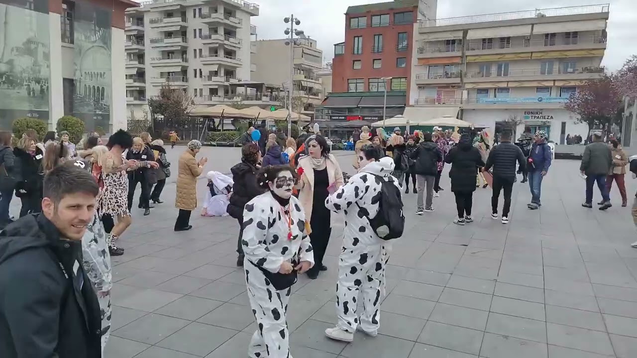 Το Καρναβάλι Πολυγύρου (ενα δείγμα) στον πεζόδρομο Καλαμαριάς   9/2/2024