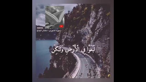 تلاوة خاشعة وآيات مباركة من سورة الشورى📚|القارئ مختار الحاج|حالات واتس اب إسلامية💞