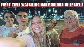 FIRST TIME WATCHING HARMONIOUS FIREWORK SHOW | EPCOT DISNEY WORLD VLOG 2021