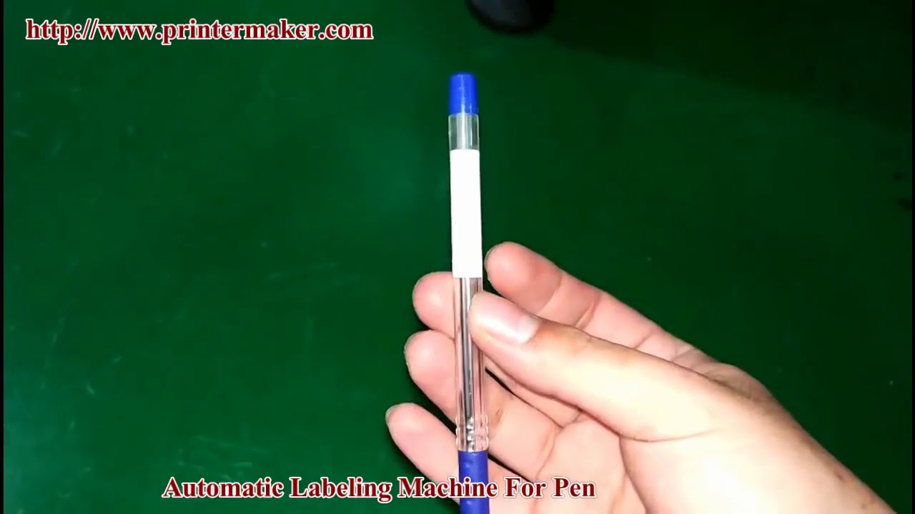 Pen Automatic Labeling Machine, Automatic Labeling Machine for Pen Model ALM-21900