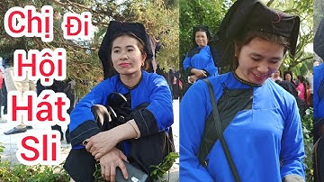 Chị Gái Dân Tộc Nùng Lạng Sơn Đi Hội Hát Sli 22 Tháng Giêng 2020