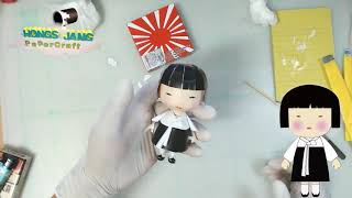 [Papercraft 39] ratio2 치비 캐릭터 종이모형 완성/ratio2 Chibi character paper model completed