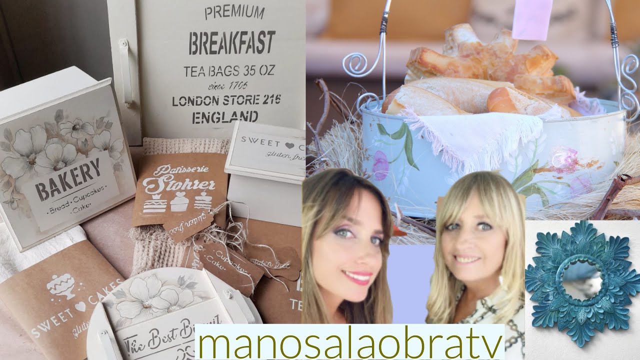 ManosalaObraTv 2021 Programa 13 - Pintura Decorativa - Pintar Latas - Decoupage - Pintura en Aerosol