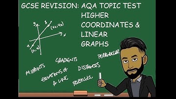 GCSE REVISION: AQA GCSE Maths Higher Topic Test - Coordinates and Linear Graphs