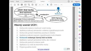 05 Diagram a opis prípadov použitia - include a extend (Enterprise Architect 15.1 tutoriál)