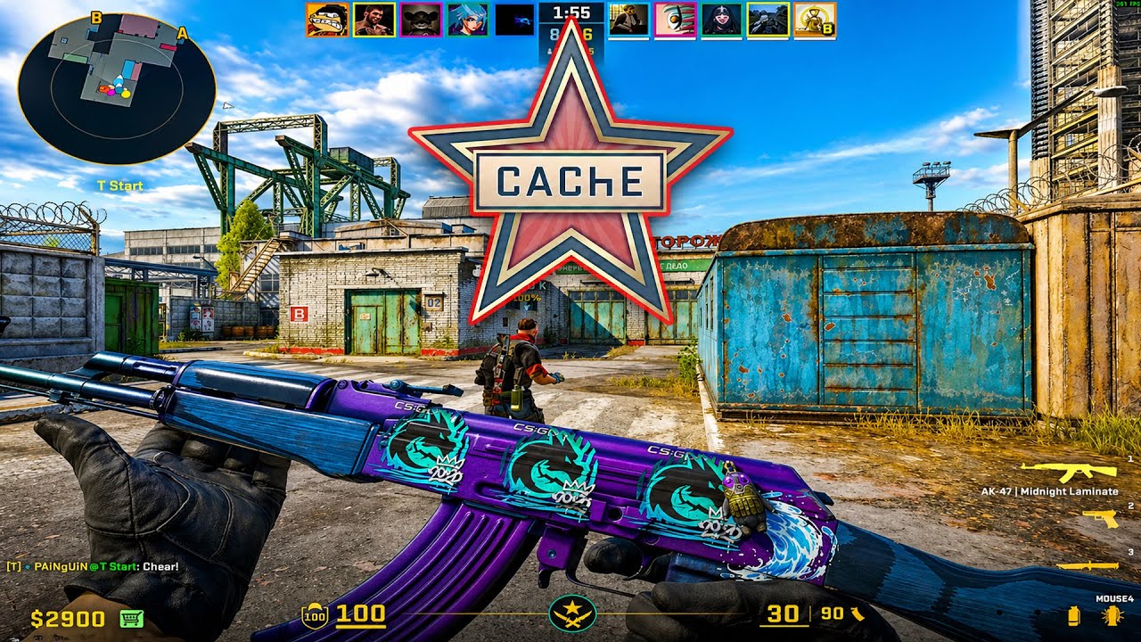New Cache LIVE (CS2) – Exploring Every Angle + Boosts 🔴