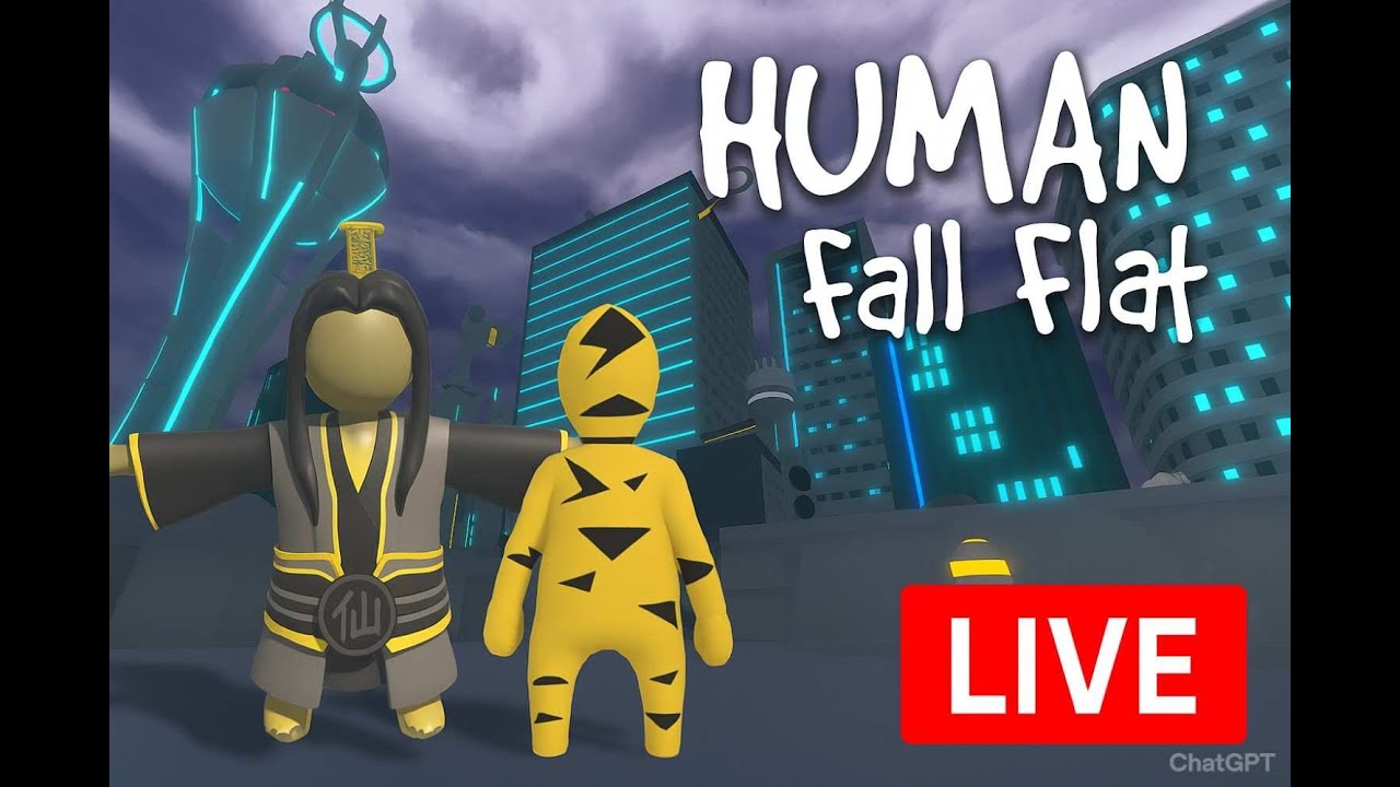 Human Fall Flat LIVE 😭😂 | Ek baar phir se Live Stream 🎮