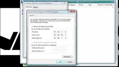 How to set a Static or DHCP IP address