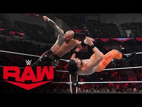 Ricochet vs. Andrade: Raw, Dec. 30, 2019
