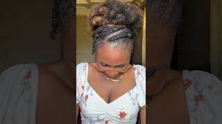 HOW TO STYLE NATURAL HAIR (very easy)
