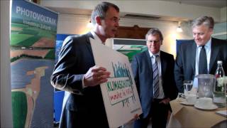 Klimaschutz made in NRW: Umweltminister Remmel besucht Solarpark Inden