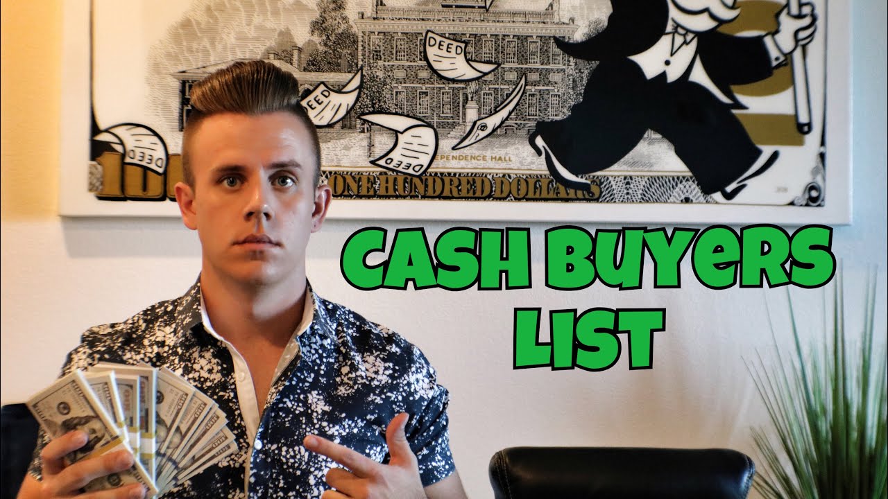 HOW To Build A CASH BUYERS LIST (Wholesaling) YouTube
