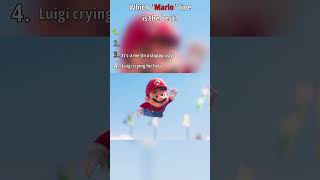 Mario Movie, but only when they shout Mario! #ranking #funny #shorts