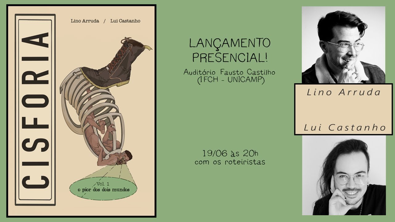 Lançamento do livro Cisforia: o pior dos dois mundos - Lino Arruda e Lui Castanho