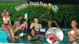 Girls Day Vlog 🌸 Pool Party, Shots & Card Games | Caribbean Besties Edition screenshot 5