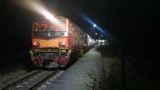 Rapid Trian.134 (Als.4130) Nongkhai - Bangkok Departs Kumpawapi Railway Station 16/01/2022
