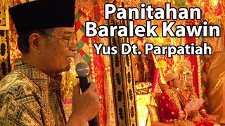 Panitahan Baralek Kawin | Sambah Manyambah | Pantun Adat Minangkabau | Yus Dt. Parpatiah