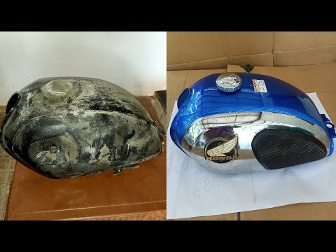 Video CD125T Benly Fuel Tank Restoration - youtube