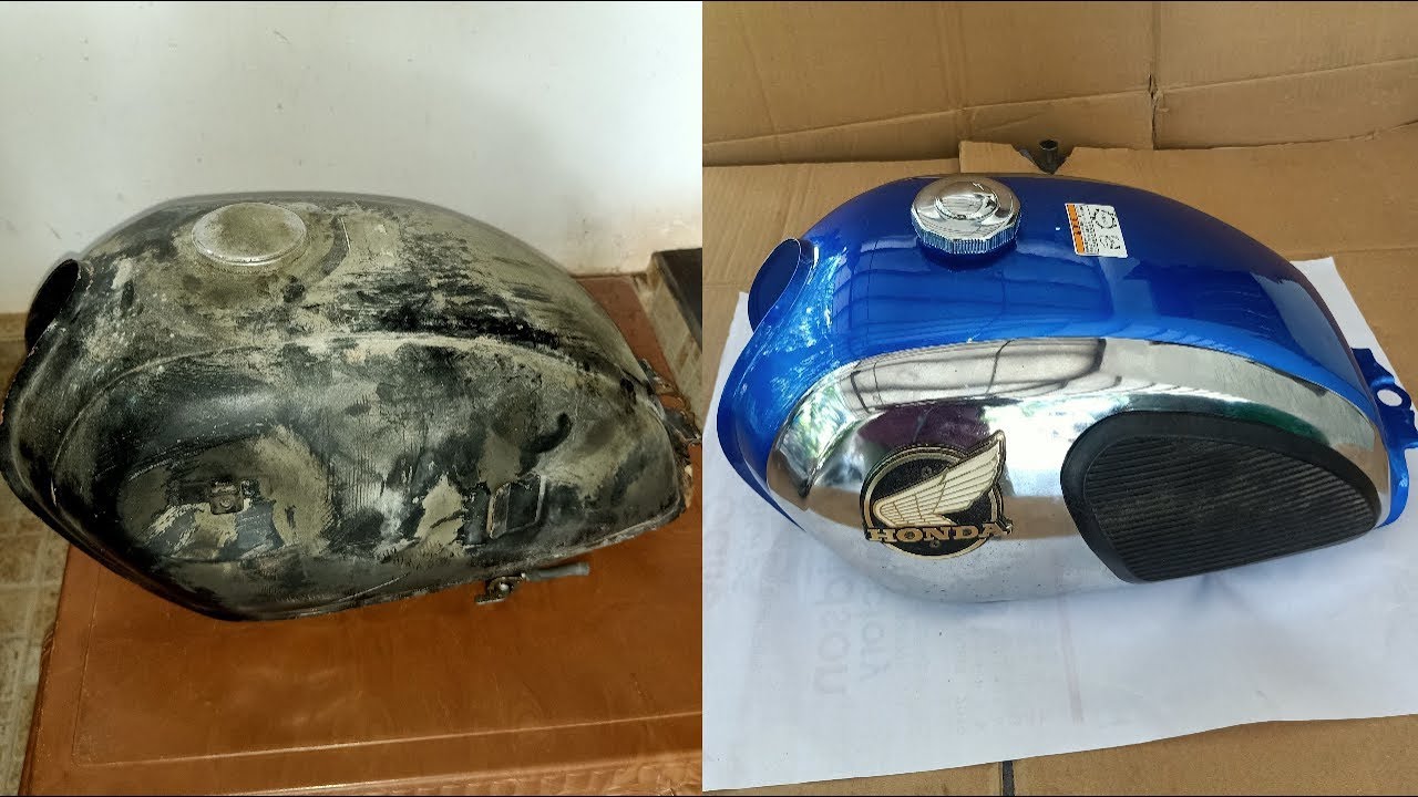 CD125T Benly Fuel Tank Restoration YouTube