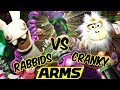 ABM: Rabbid Pranks Cranky !?! Cranky Kong Vs Rabbid !! ARMS Gameplay!! HD
