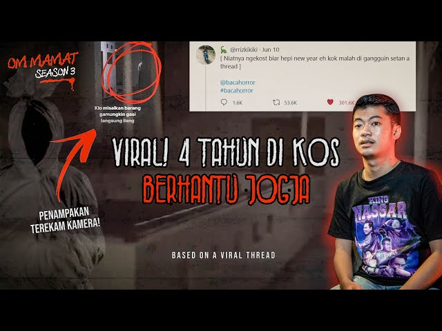 CURHAT DI TWITTER MALAH JADI VIRAL!! KISAH SERAM u0026 VIDEO PENAMPAKAN KOSAN ANGKER #OMMAMAT class=