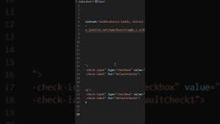 How to create Checkbox and Default Checkbox using bootstrap and html #coding #bootstrap #html #css