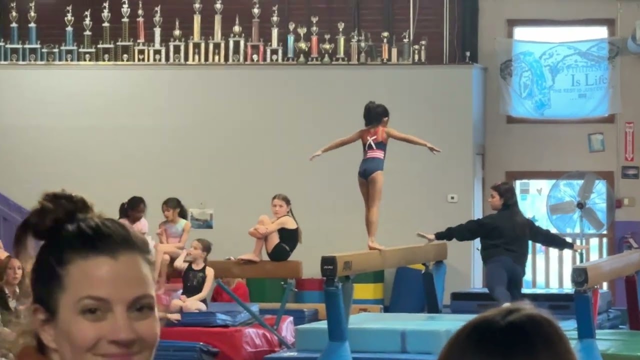 Starla and arias gymnastics competition 2-14-2026