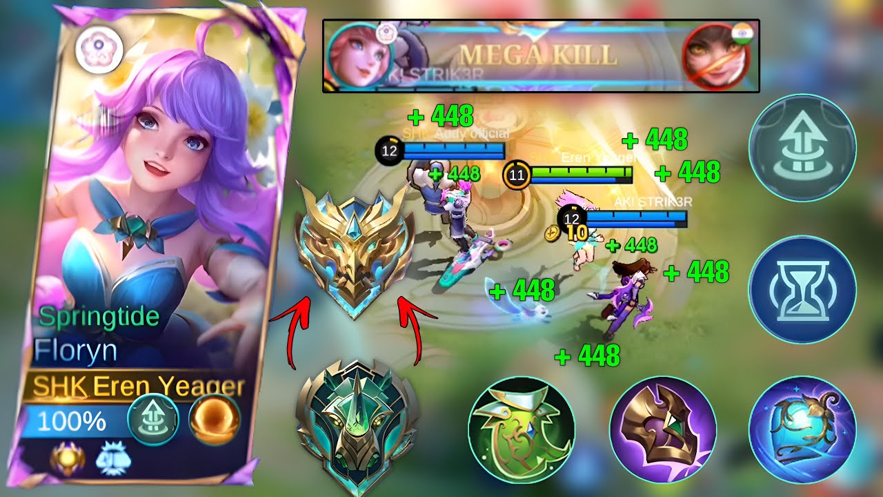 FLORYN BEST GUIDE TO RANK UP FASTER IN 2025 (recommended build and emblem)