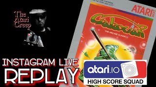 Galaxian Atari VCS/2600 Instagram LIVE Replay | The Atari Creep