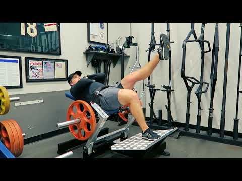 Single Leg Hip Thrust Machine
