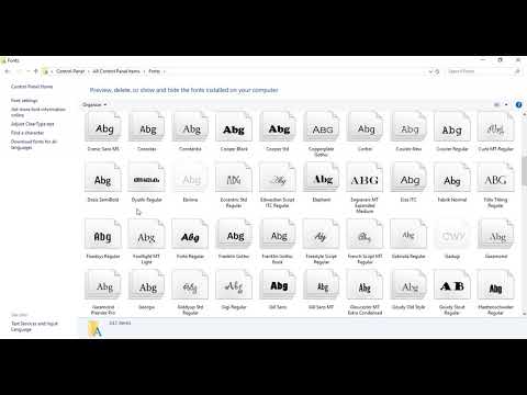 bagaimana Install New Font Windows 7, 8 dan 10 (Malayalam)