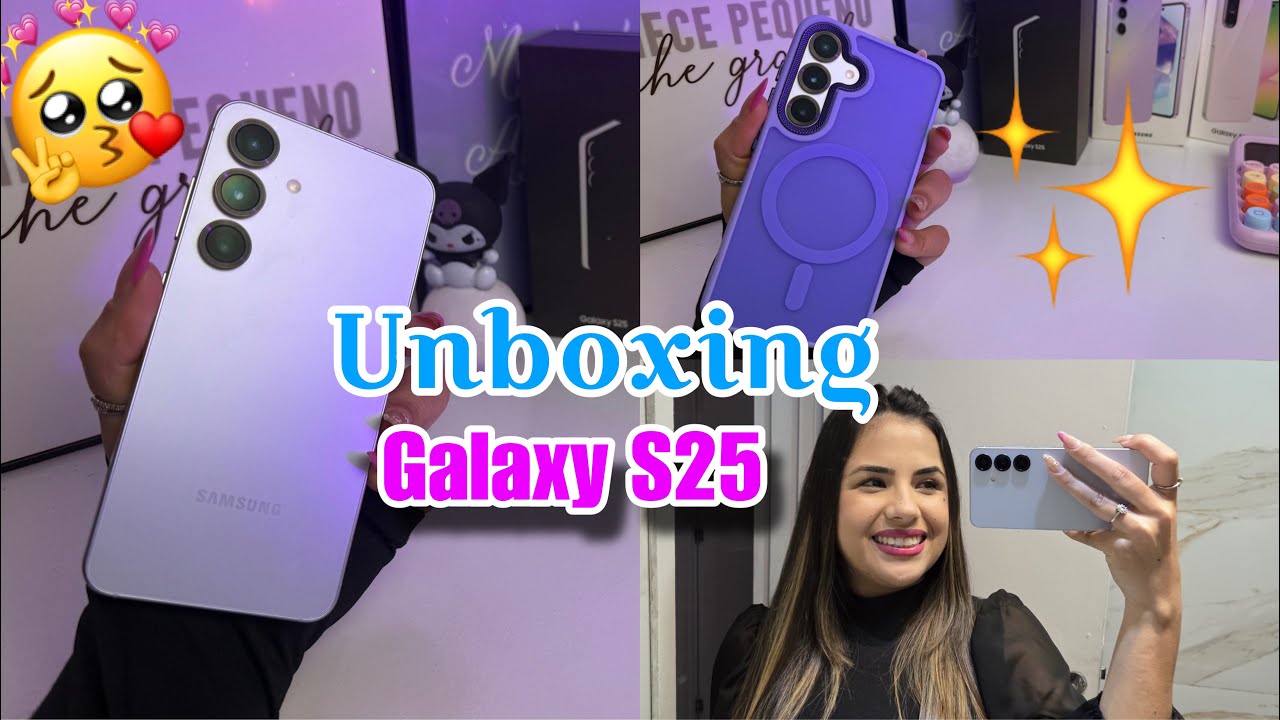 SAMSUNG GALAXY S25 (ICE BLUE🎀UNBOXING MY NEW CELL PHONE ✨ - YouTube