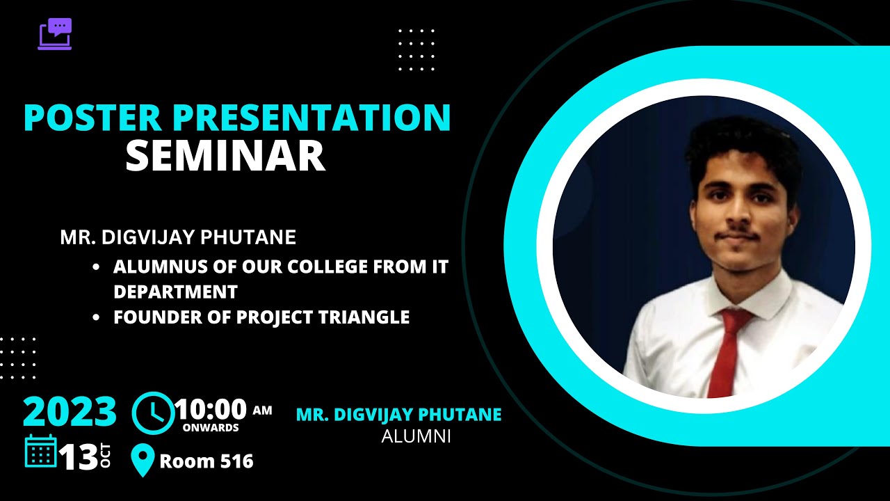 "Mastering Poster Presentations: Design, Delivery, and Success" by MR.Digvijay Phutane I VPPCOE #ed