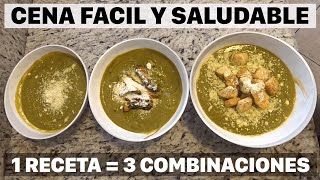 Cena FACIL, SALUDABLE Y LIGERA | Sopa de calabacin | Healthy Dinner Idea For Weight Loss | LOW CARB by VeroTime 195 views 4 years ago 7 minutes, 1 second