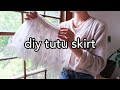 Easy way to sew a tutu  how to sew a tulle fairy skirt with elastic waist diy sewing tutorial