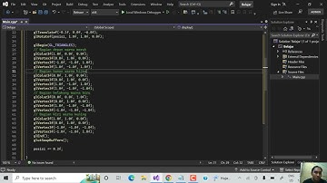 Membuat segitiga 3D menggunakan library openGL