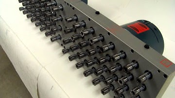 Two 32 Spindle Heads For A Brushing Application By AutoDrill