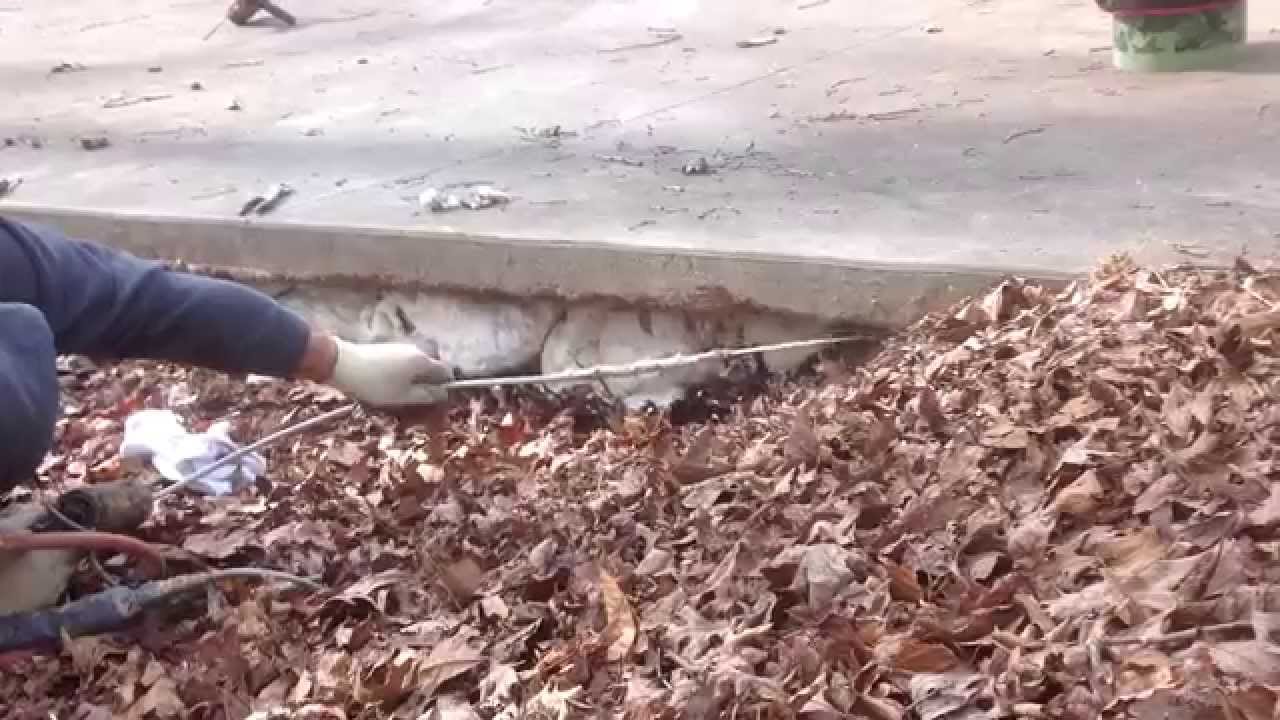 Driveway Void Fill Polyurethane Foam YouTube