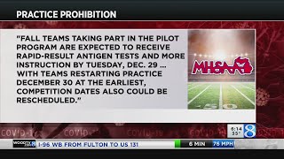 MHSAA to schools: Stop practicing immediately