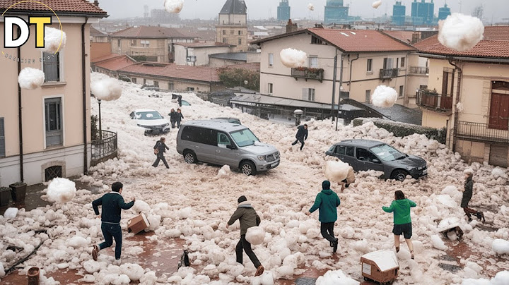 Storm Chaos in France Today! Huge Hail And Winds Devastated Normandy Dnd Gironde!
