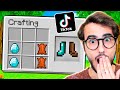 PROVIAMO I NOSTRI TIKTOK VIRALI SU MINECRAFT!