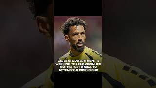 U.S. State Department steps in to help Vozinha's mother get a World Cup visa ❤️🇺🇸⚽#shorts