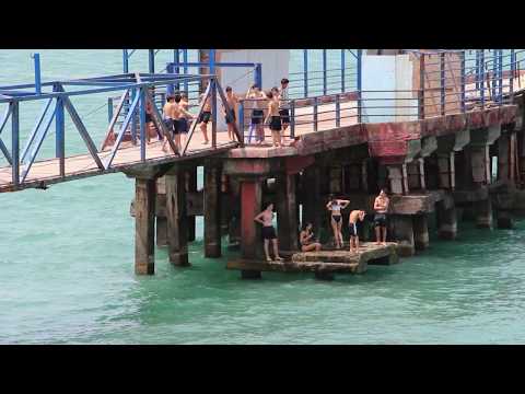 15 06 2019 вокруг причала Кобулети ქობულეთი  Аджария Грузия