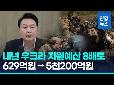 우크라 지원 8배 이상으로 증액…공적개발원조 '역대 최대' / 연합뉴스 (Yonhapnews)