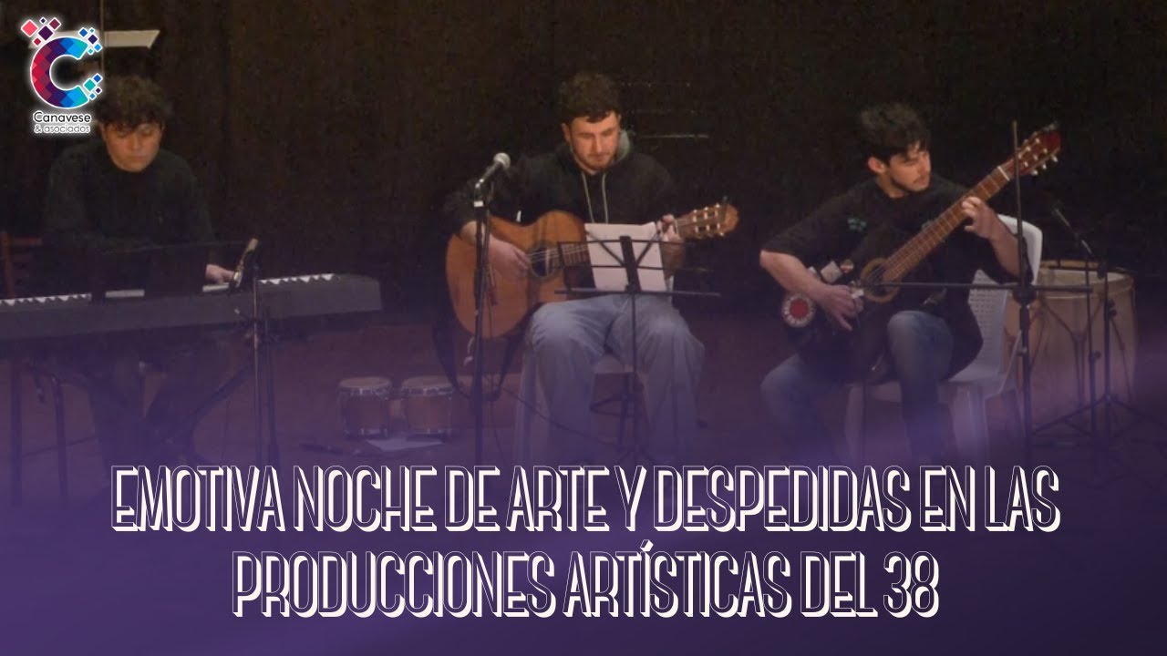 Emotiva noche de arte y despedidas en las Producciones Artísticas del 38