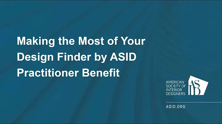 ASID Member Benefit Spotlight: Your Design Finder by ASID Practitioner Benefit