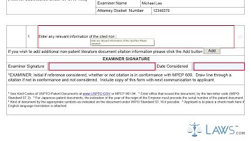 Information Disclosure Statement by Applicant SB08a